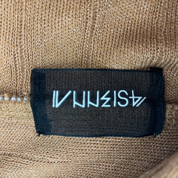 4si3nna Adrienne metallic & clay halter dress - Picture 6 of 8